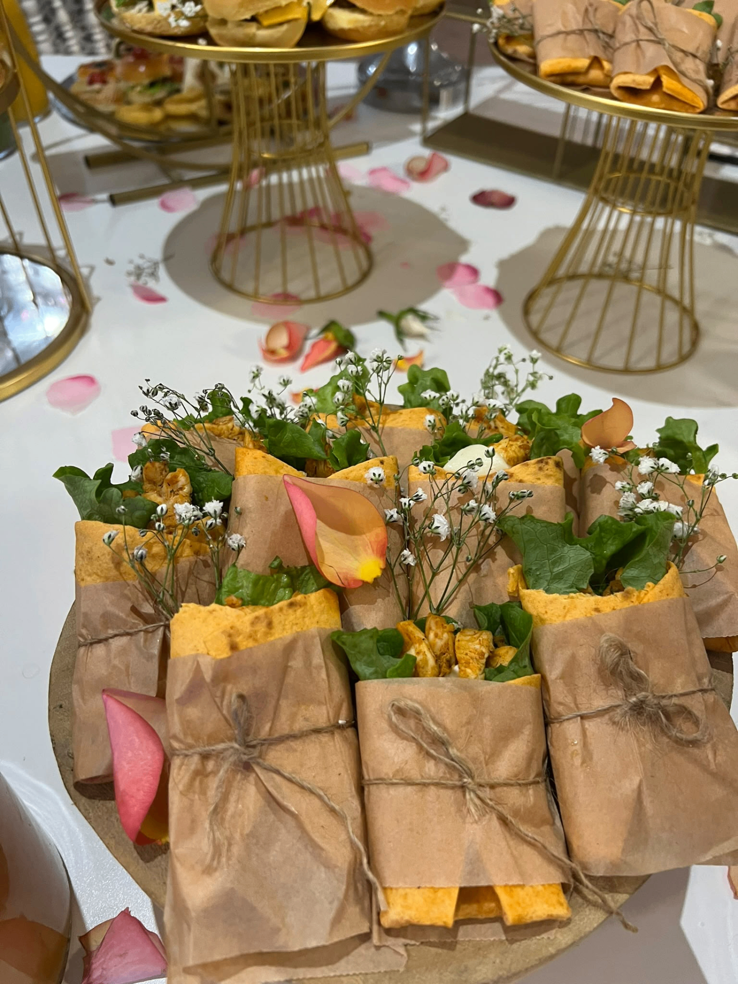 Wraps fleuris